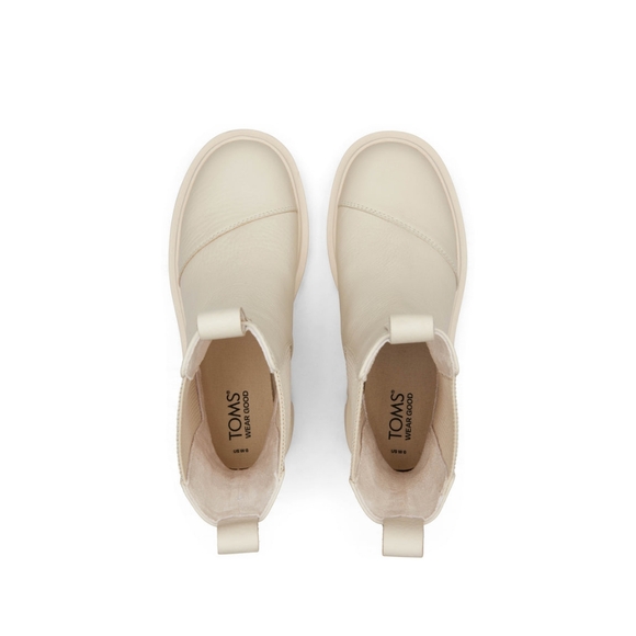 Toms Women's 8.5 Rowan Boot Light Sand Leather - Picture 5 of 7